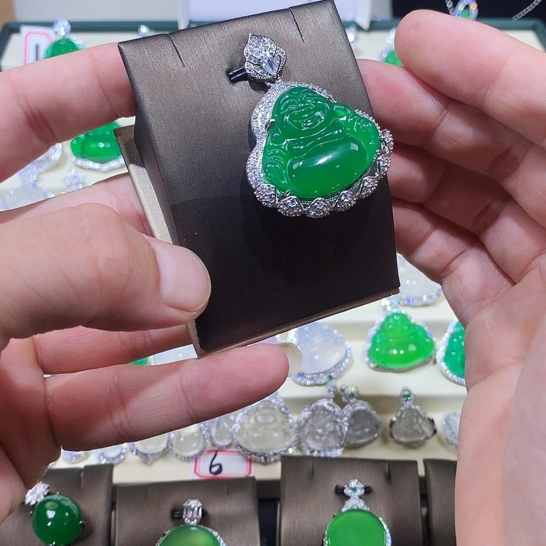 玛瑙/玉髓吊坠未镶嵌26