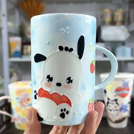 手绘高温釉下彩陶瓷