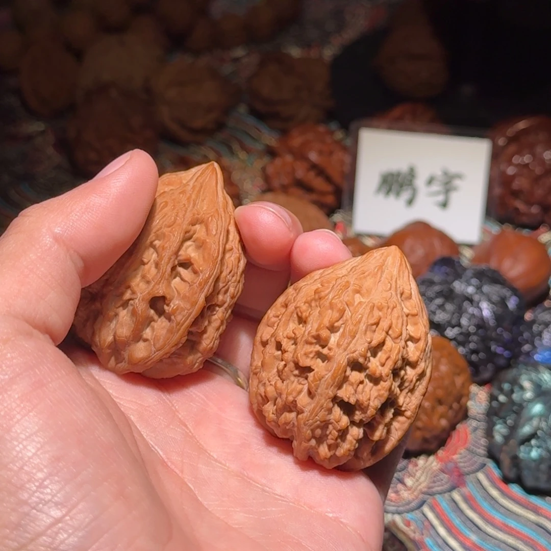 文玩核桃把件1759号39大沽石文玩核桃