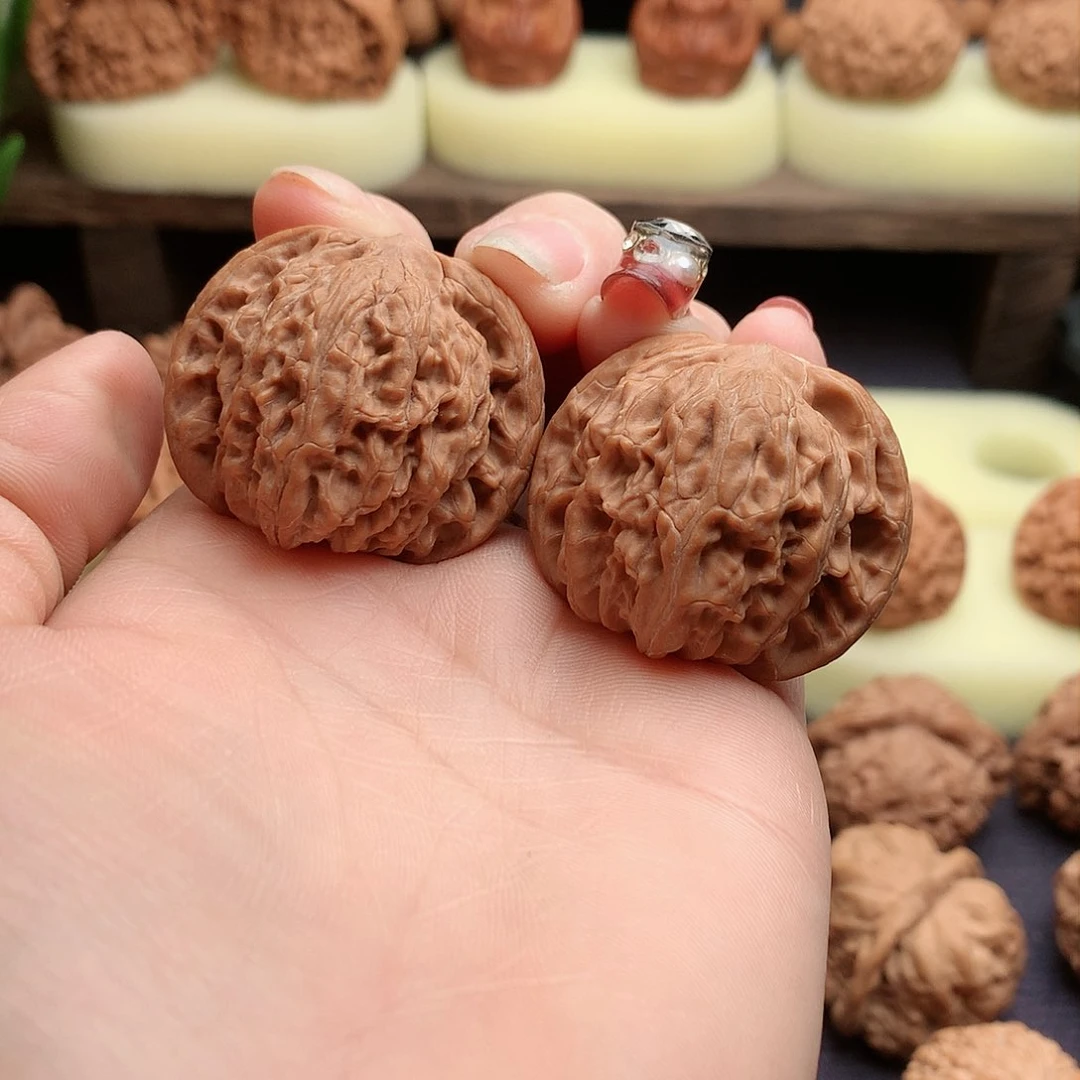 【闪购商品】文玩核桃吊坠全品磨盘石子磨正磨37