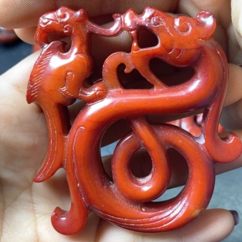 白玉菩提吊坠摆件