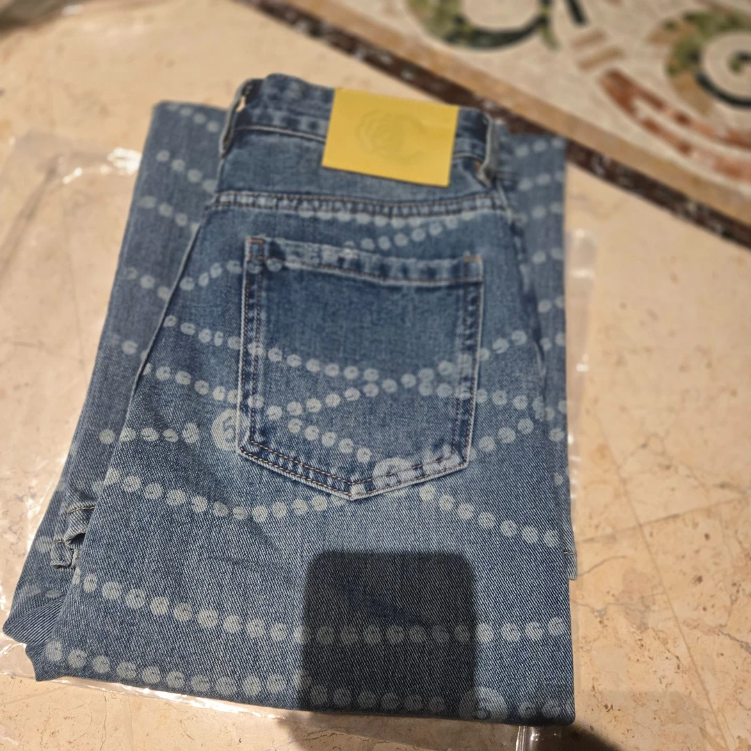 99新 WE11 DONE chanel波点牛仔裤