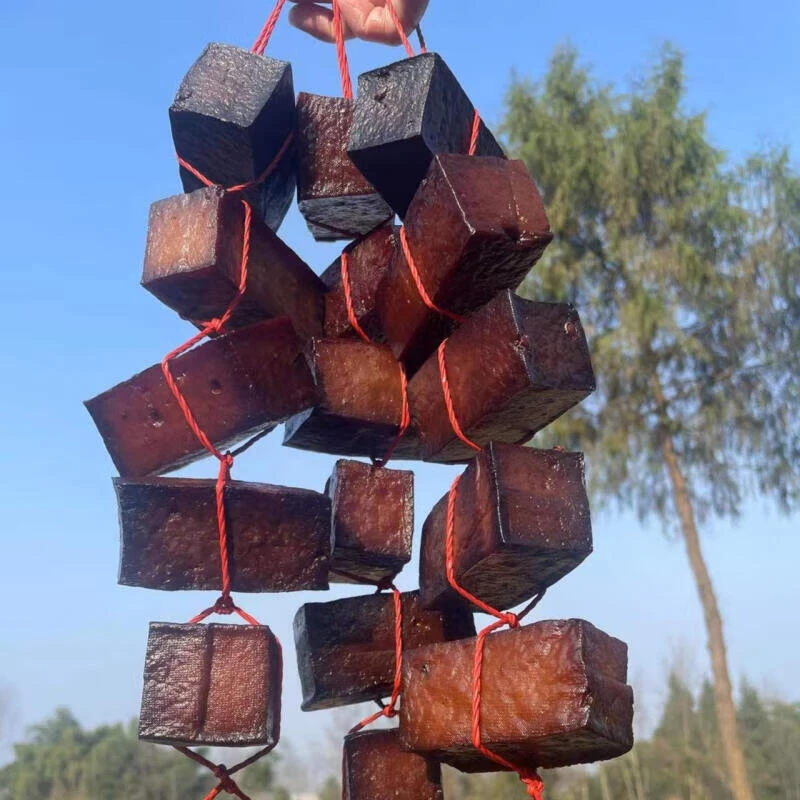 四川正宗豆腐干烟熏豆干纯手工农家特产五香麻辣农村农家新鲜蔬菜