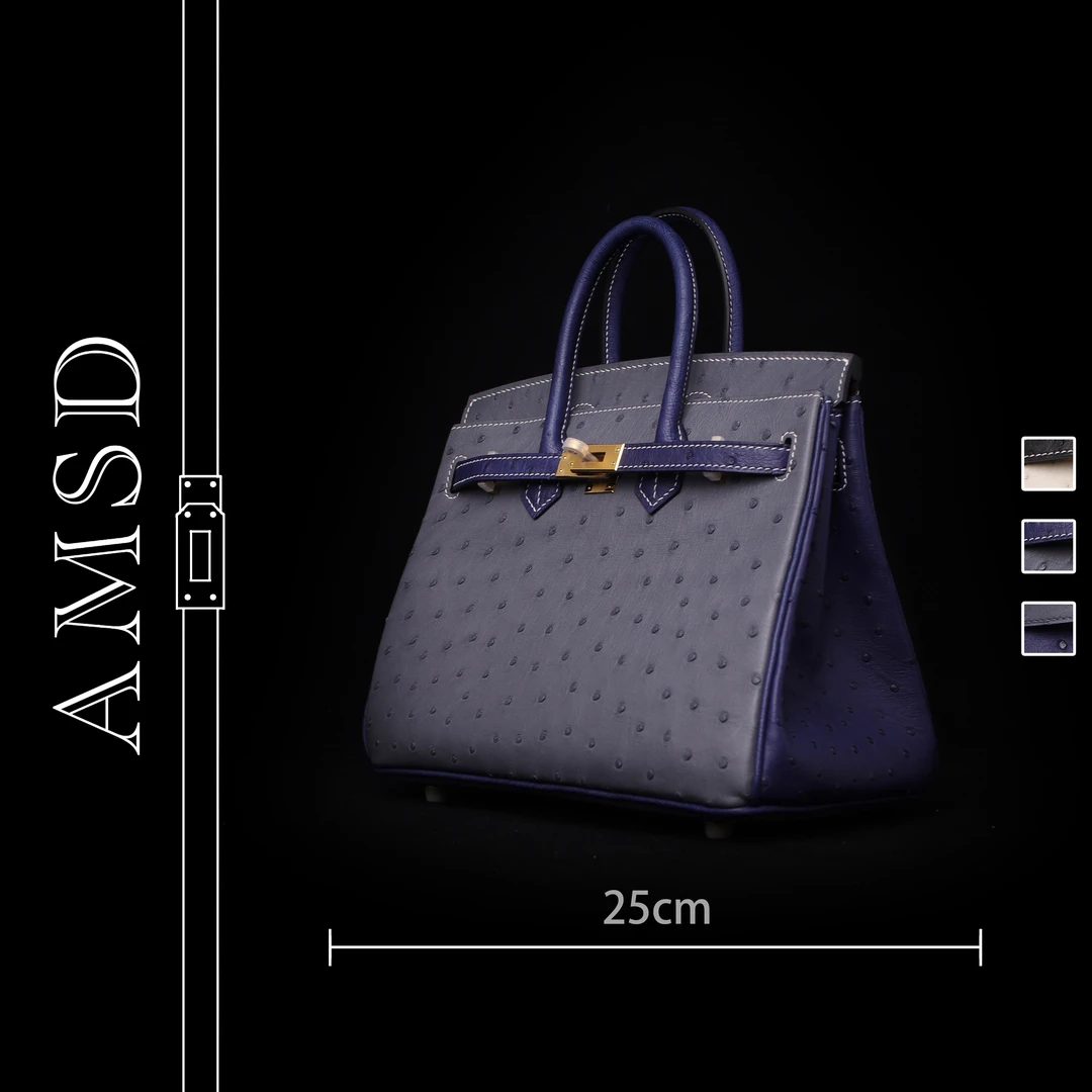 AMSD高奢鸵鸟皮高端女包3031T-5/MAFEIMG/马菲蒙格