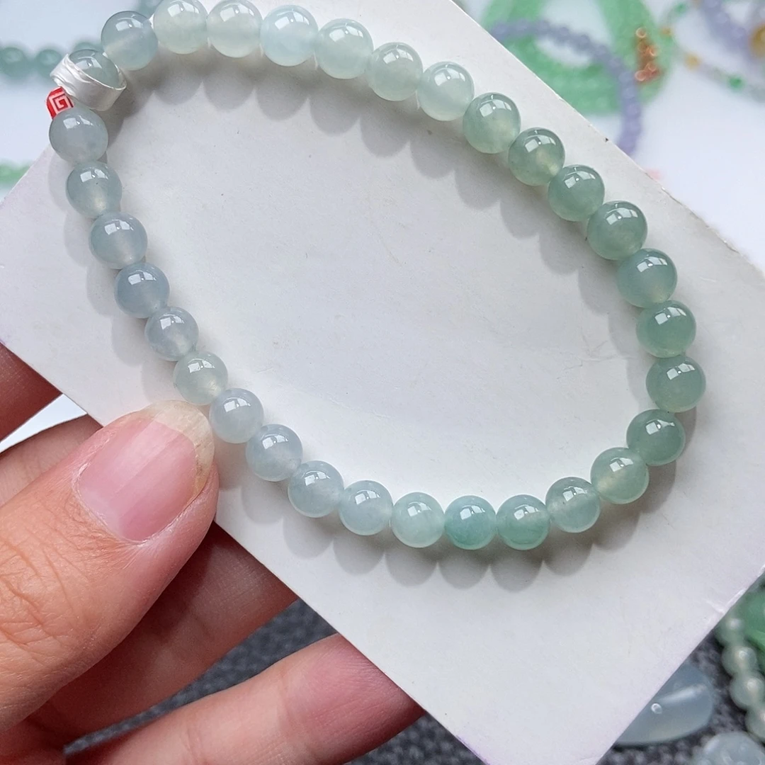 未镶嵌手链翡翠卡6