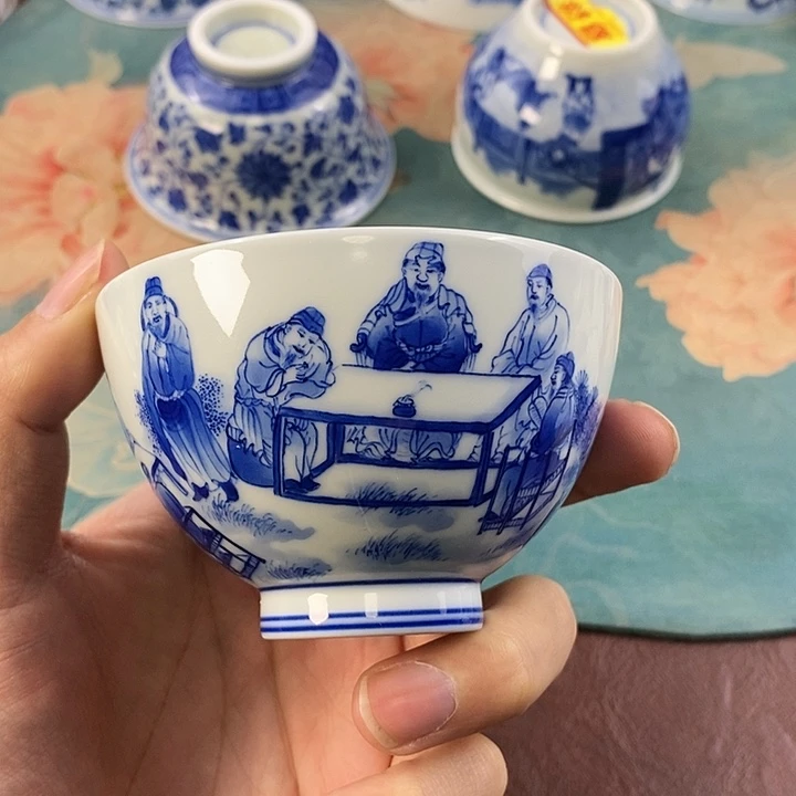 杯炯*侠现代景德镇全手工全手绘茶具1688888