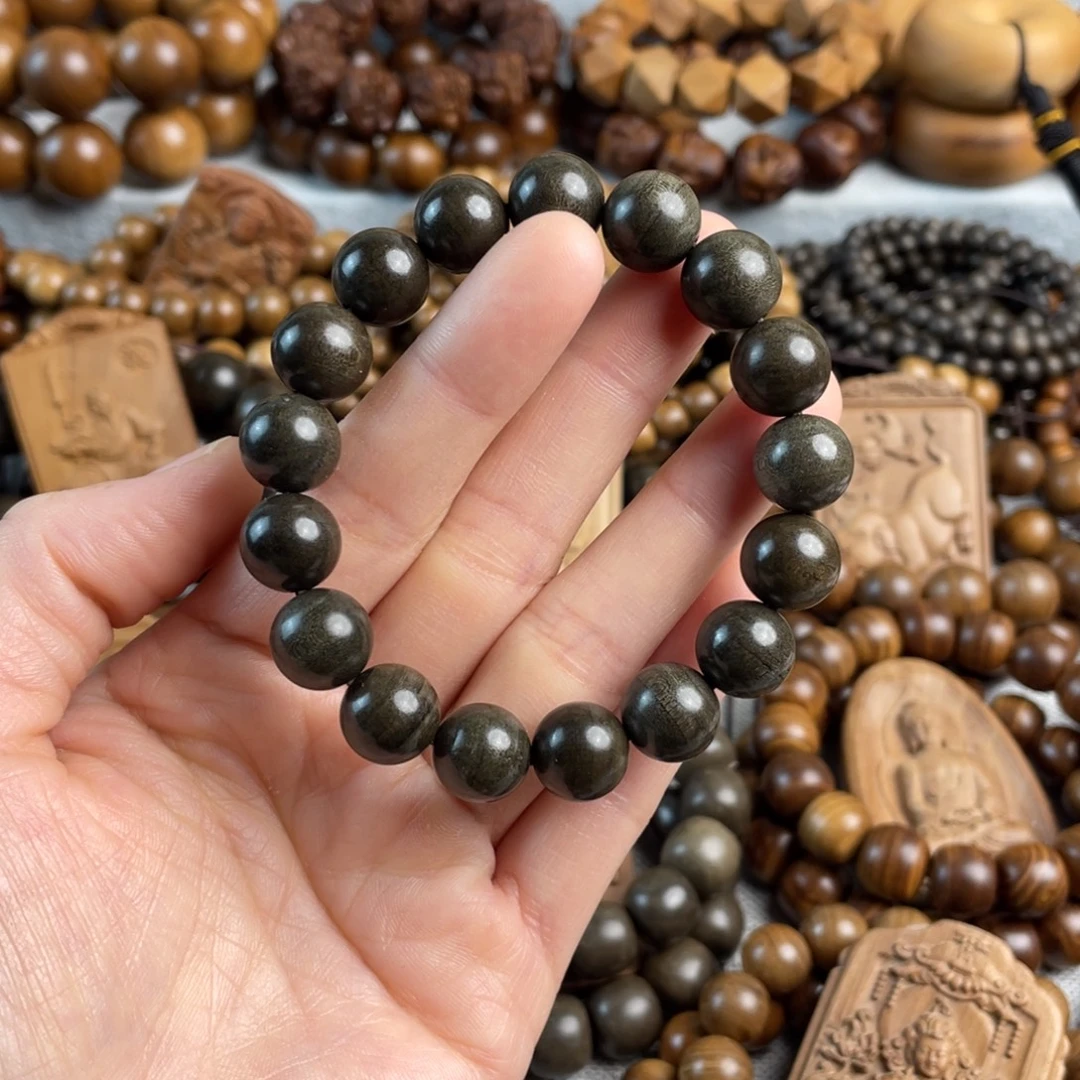 木老山檀香1.2阴沉手串
