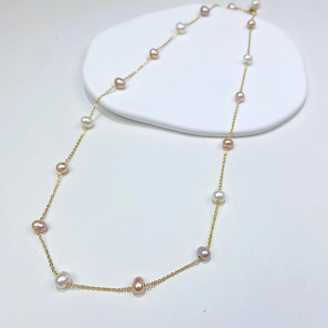 天然淡水珍珠项链  XL1005