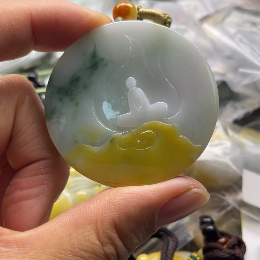 飞***福翡翠未镶嵌颈饰翡翠