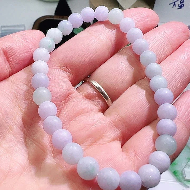 定制翡翠未镶嵌翡翠手串