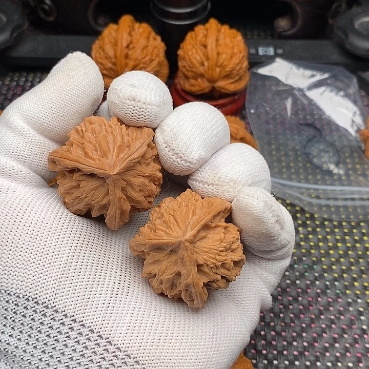 煎****手串/手链核桃盘山三棱15