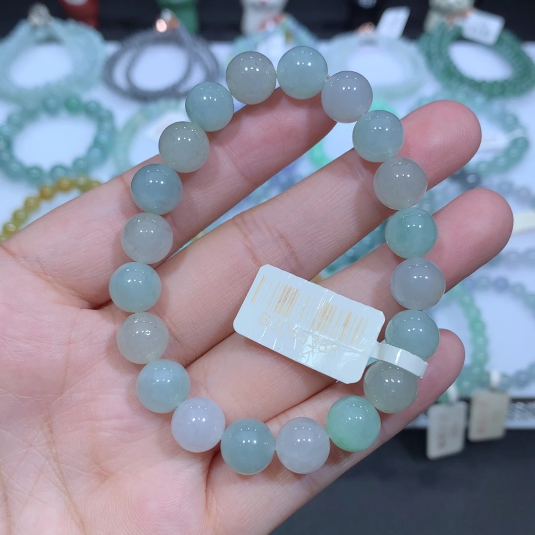 未镶嵌手串翡翠天然