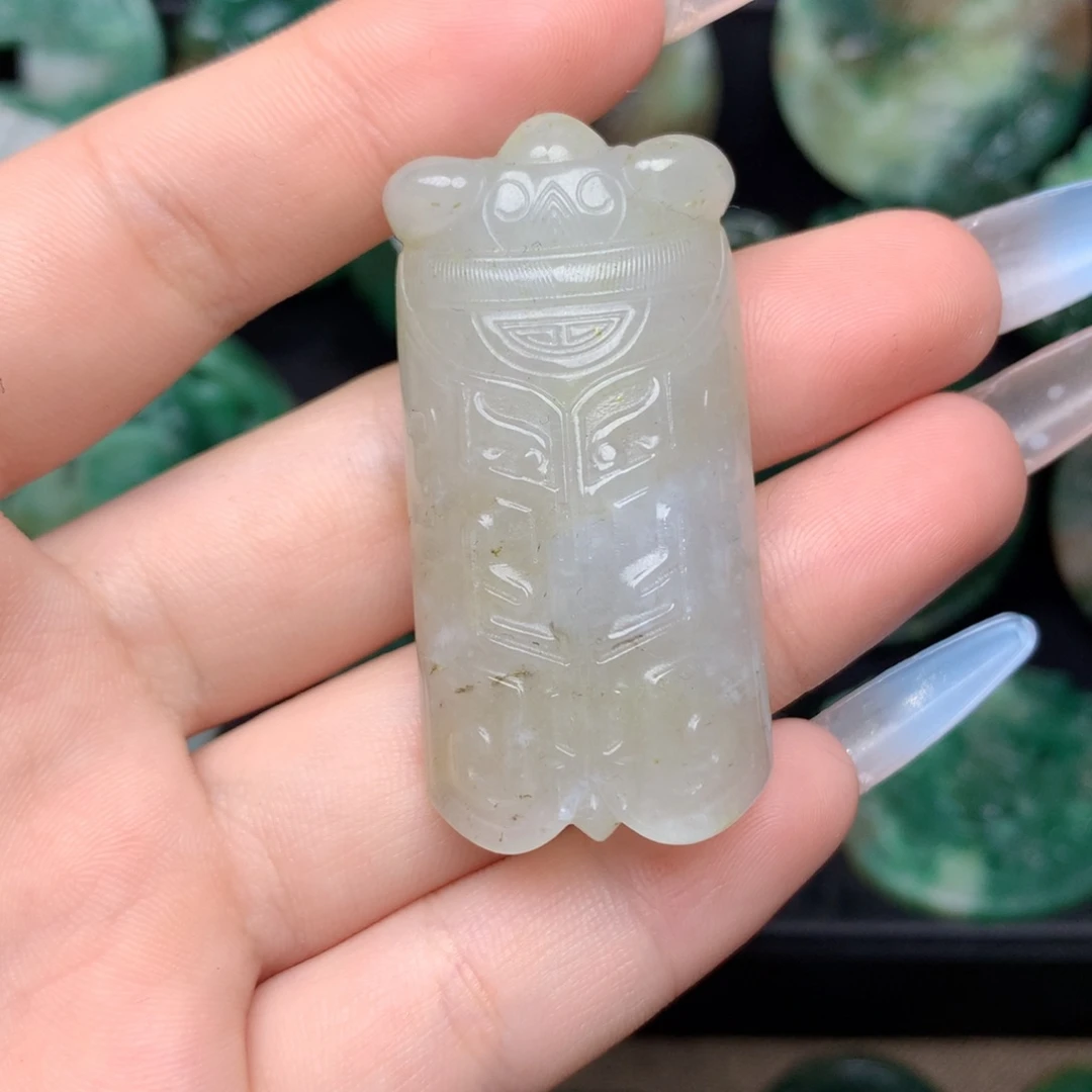 未镶嵌独山玉颈饰