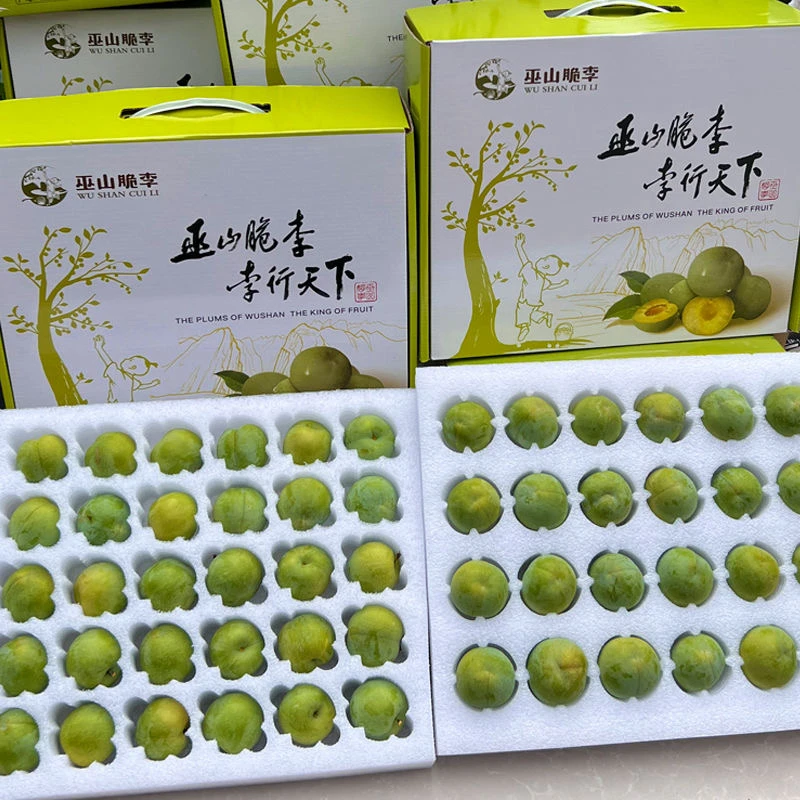 正宗巫山脆李脆甜多汁新鲜脱骨李青脆李非蜂糖李现摘现发
