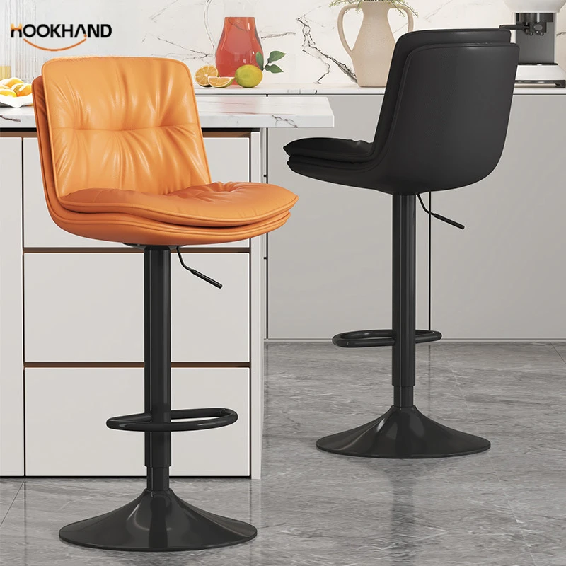 吧台椅简约升降高脚凳家用吧凳收银台椅子靠背KTV便利店酒吧椅凳