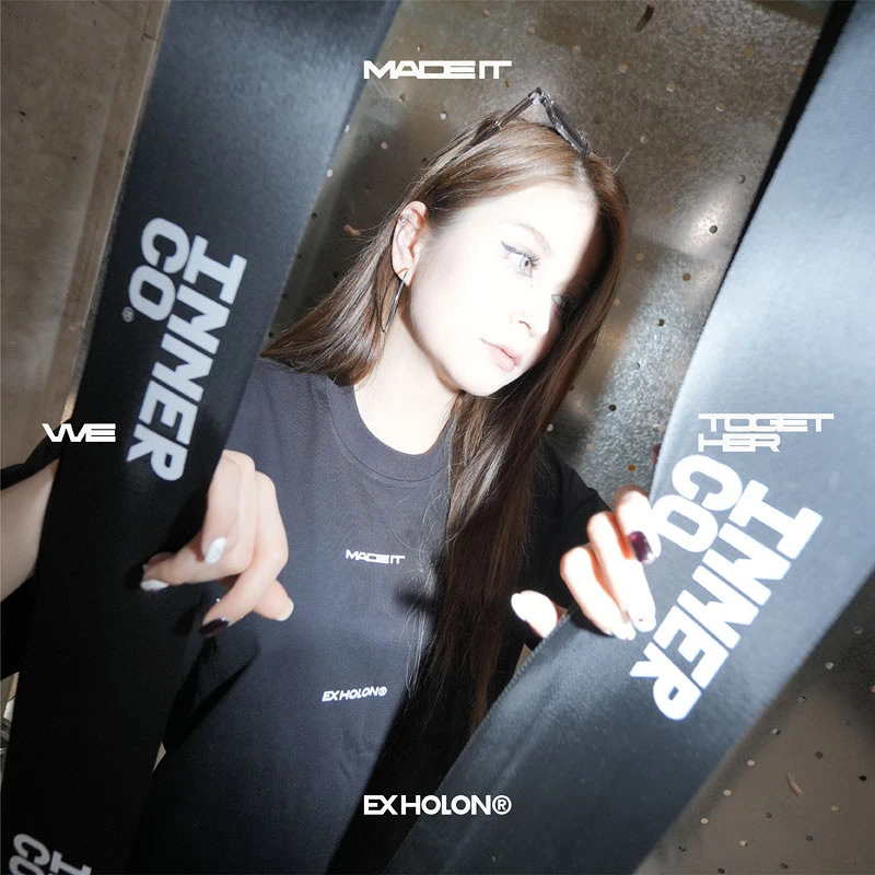 HOLON系列25ss基础字母印花短袖T恤（黑色）EX2511001-002