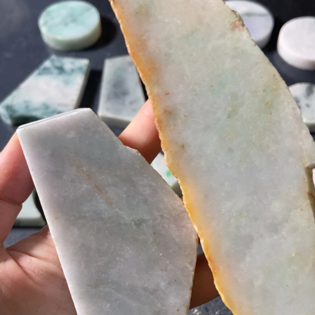 翡翠未镶嵌挂件天然翡翠