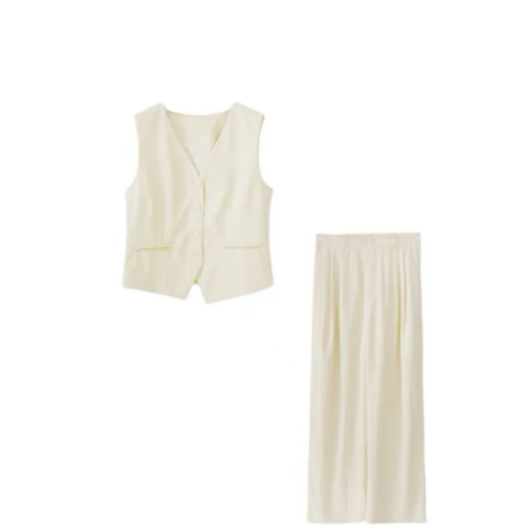 D&Q STUDIO千金风百搭夏季轻职风时尚套装小香风1