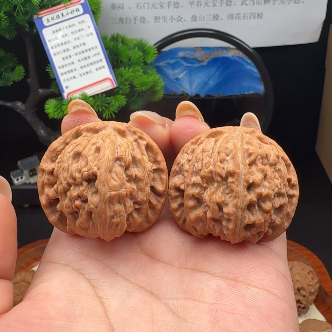 吊坠文玩核桃全品闷白41