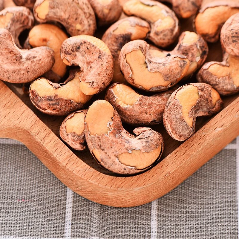 带皮紫皮腰果仁盐焗味坚果零食鲜香酥脆