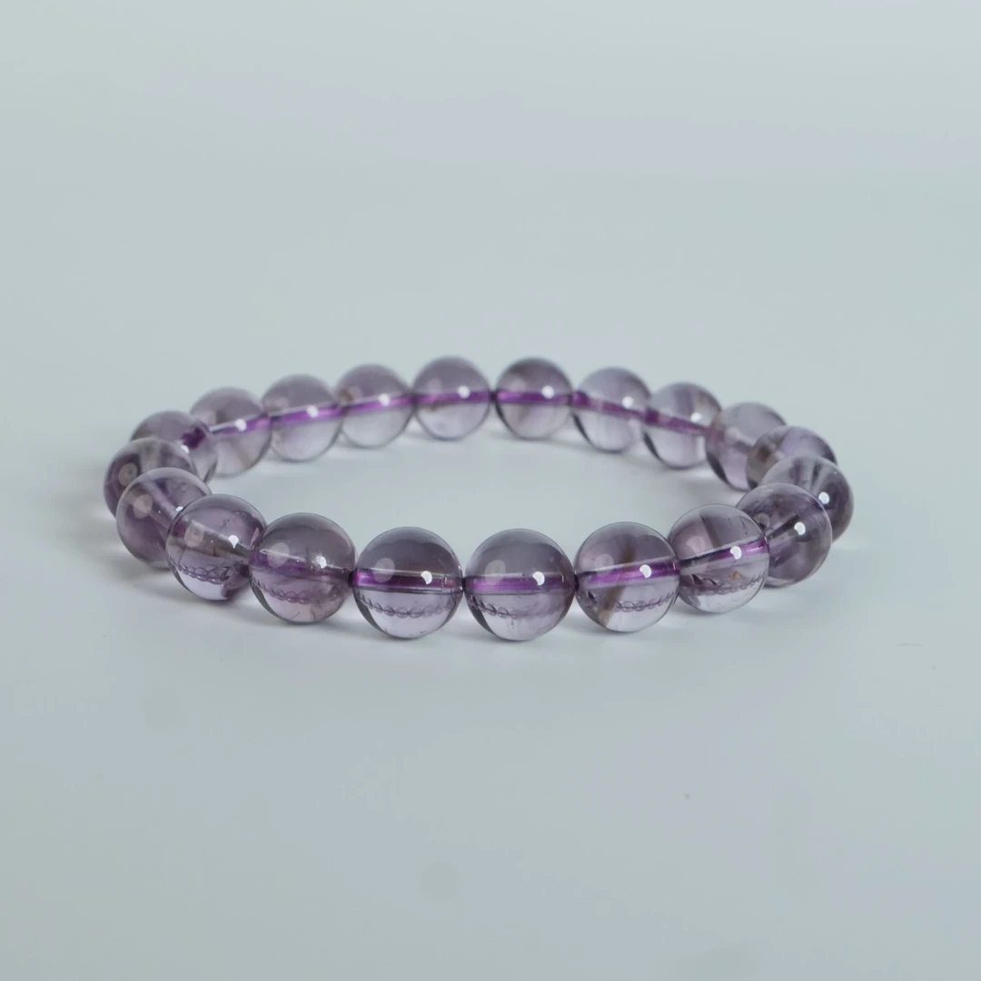 DY-M4429 玻利维亚紫水晶圆珠手串 22.43g