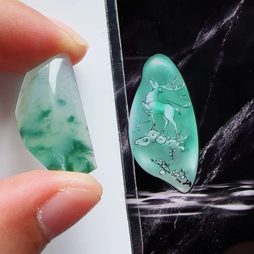 定制翡翠未镶嵌翡翠