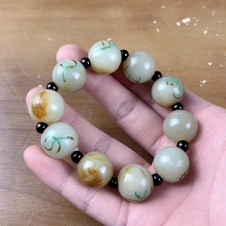 和田玉未镶嵌挂件良***1