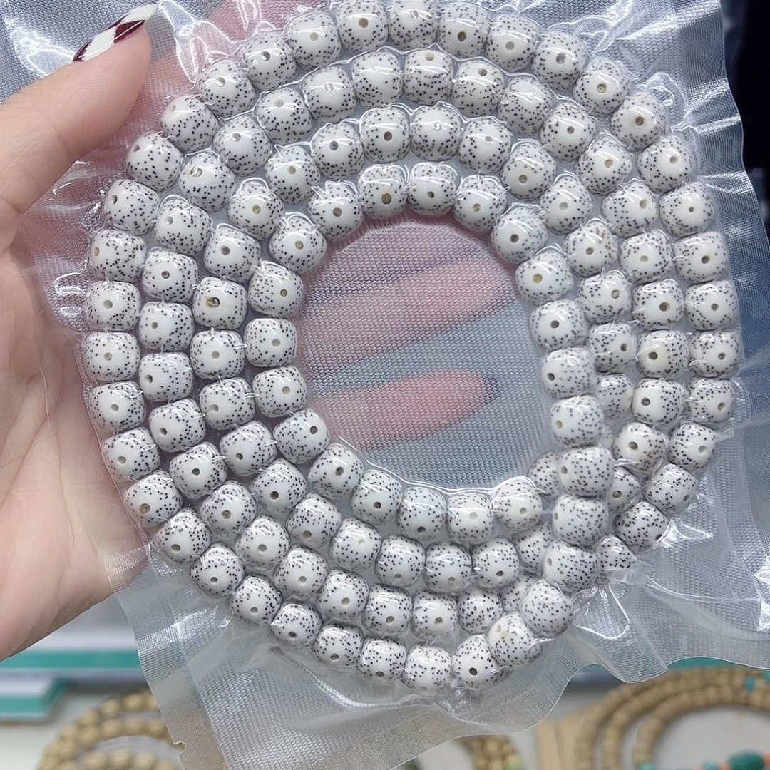手串星月菩提原白10*9大眼睛