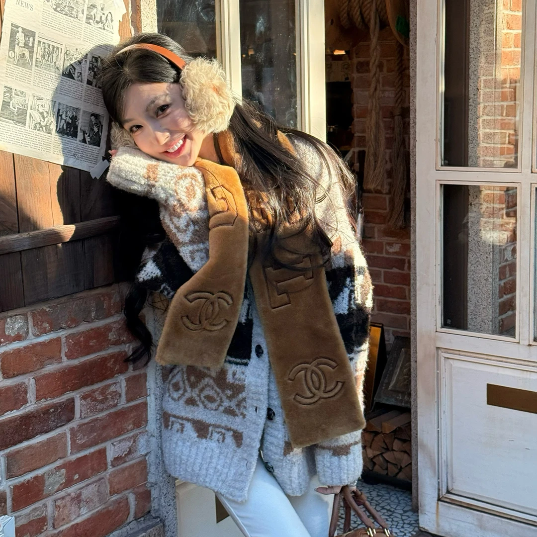 FBB limit冬季新款慵懒费尔岛提花毛衣圈圈纱撞色开衫女D244207R