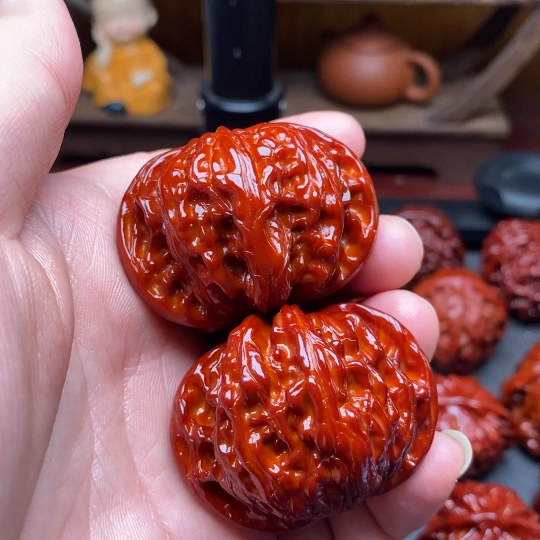 吊坠文玩核桃44磨盘