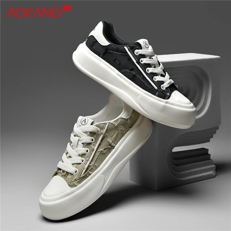 Aokang/奥康2025时尚休闲运动网面低帮百搭潮流潮鞋男鞋