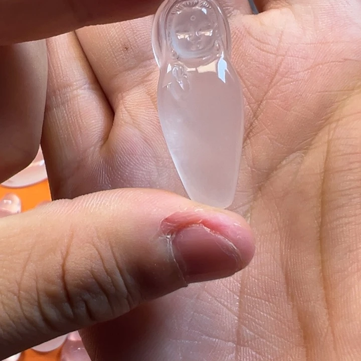 石英质玉未镶嵌颈饰宝宝观音