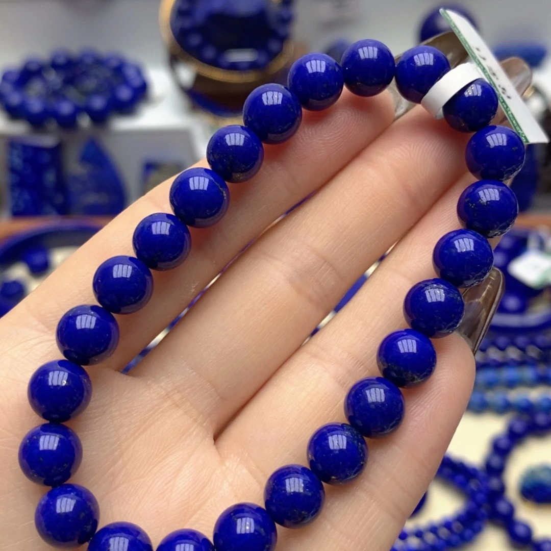 青金石未镶嵌手链8mm