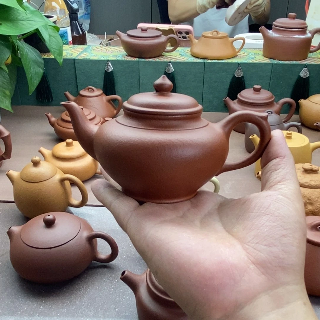 茶壶紫砂紫砂笑颖210容量