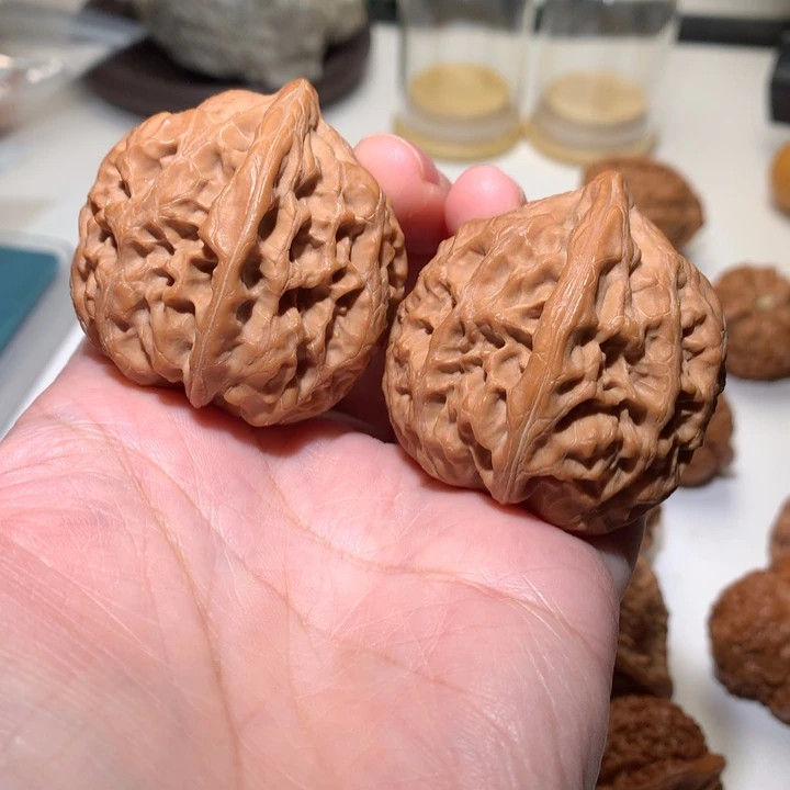 文玩核桃把件将军塌