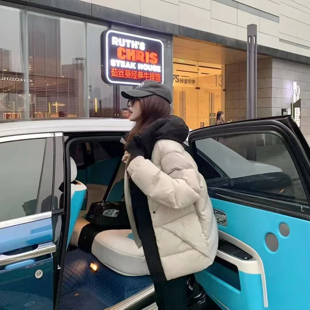 (现货)新款男女同款加厚休闲白鹅绒冬季羽绒保暖外套