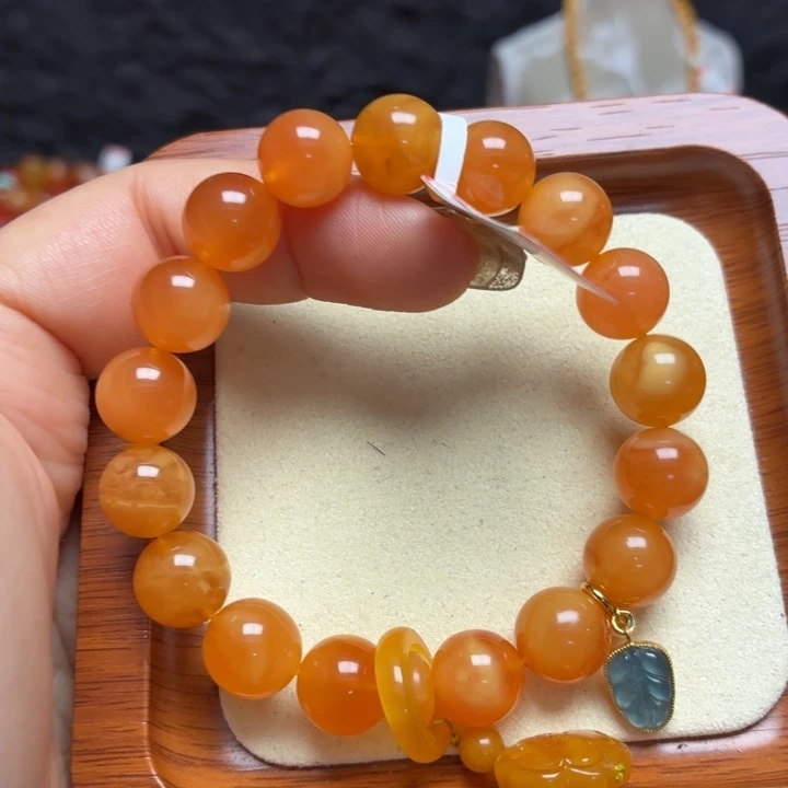 蜜蜡未镶嵌手链手串