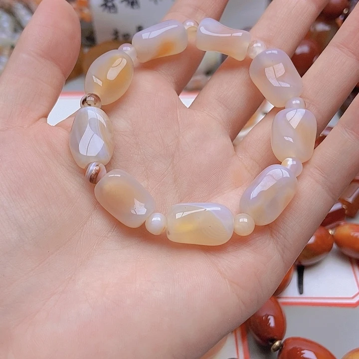 【闪购商品】未镶嵌玛瑙/玉髓珠宝半成品流*