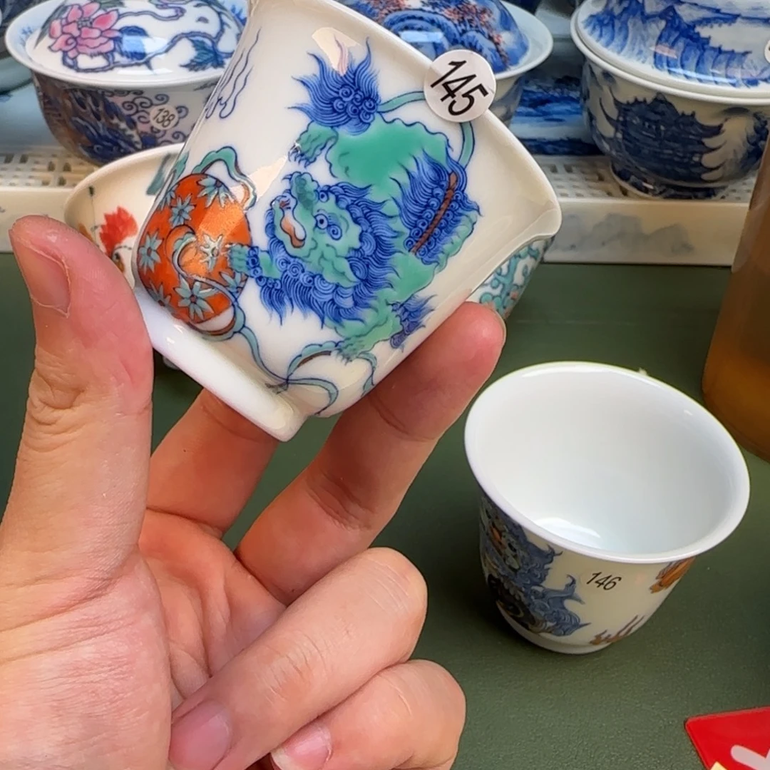 彦祖纯手工手绘茶具145