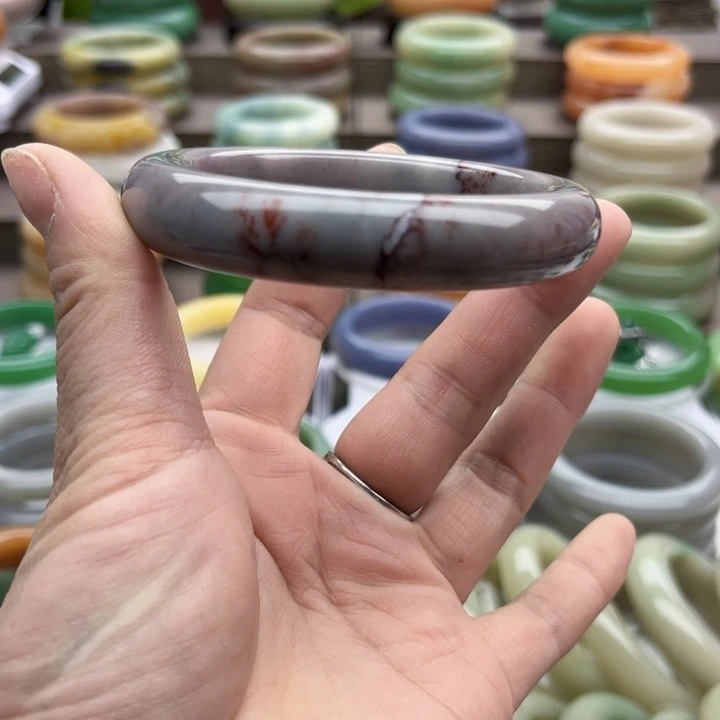 石英质玉手镯未镶嵌静**海