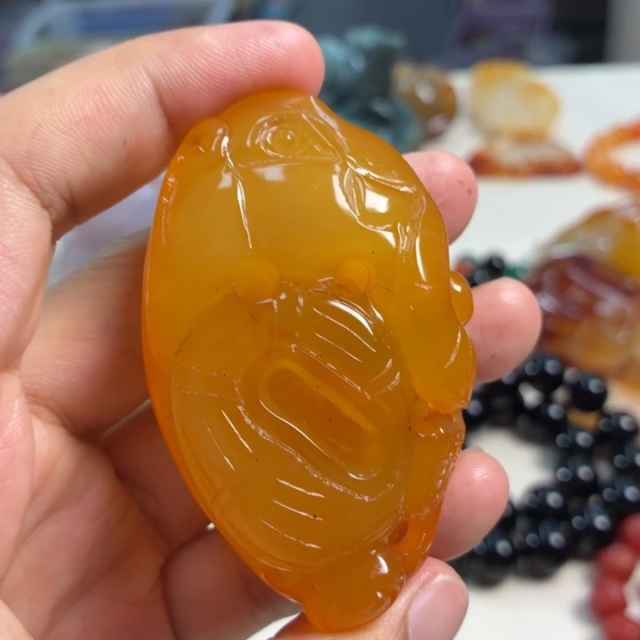 玛瑙/玉髓未镶嵌吊坠(不含链)