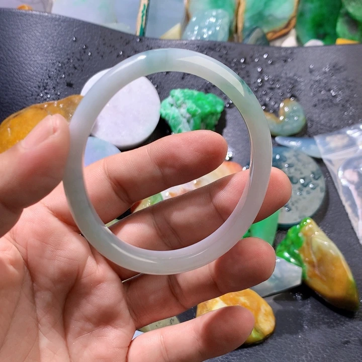 翡翠未镶嵌颈饰太**缅甸天然翡翠牌子吊坠珠子平安扣