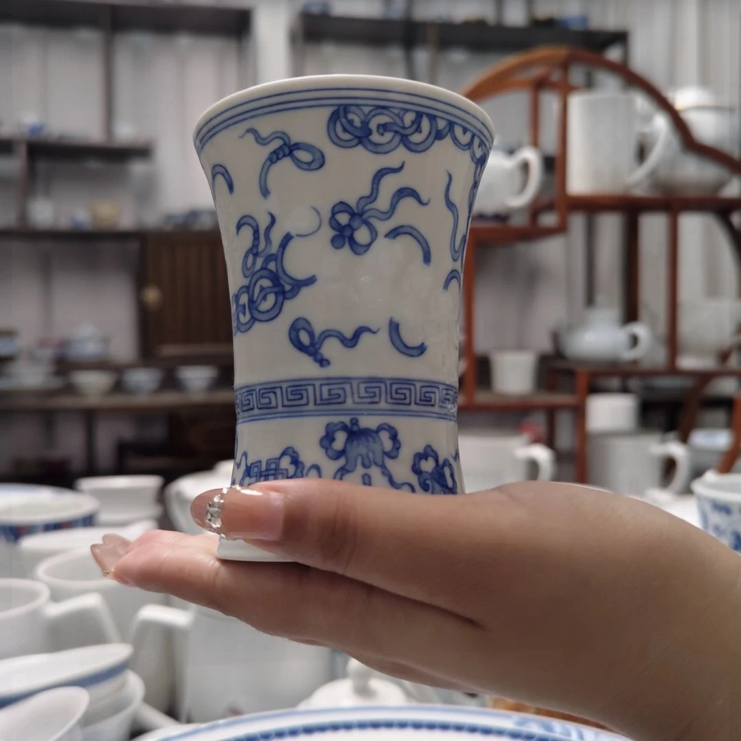 瓷八宝玉露杯一个柴窑正品