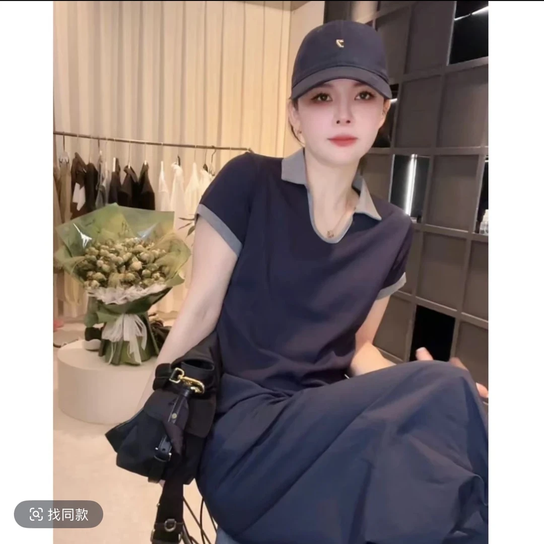 【熙小范】420大码女装U领抗起球减龄杂志风T恤夏季短袖时髦小姨风