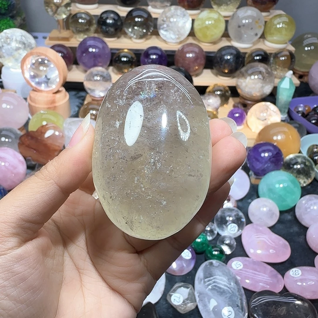 珠宝半成品水晶未镶嵌手握