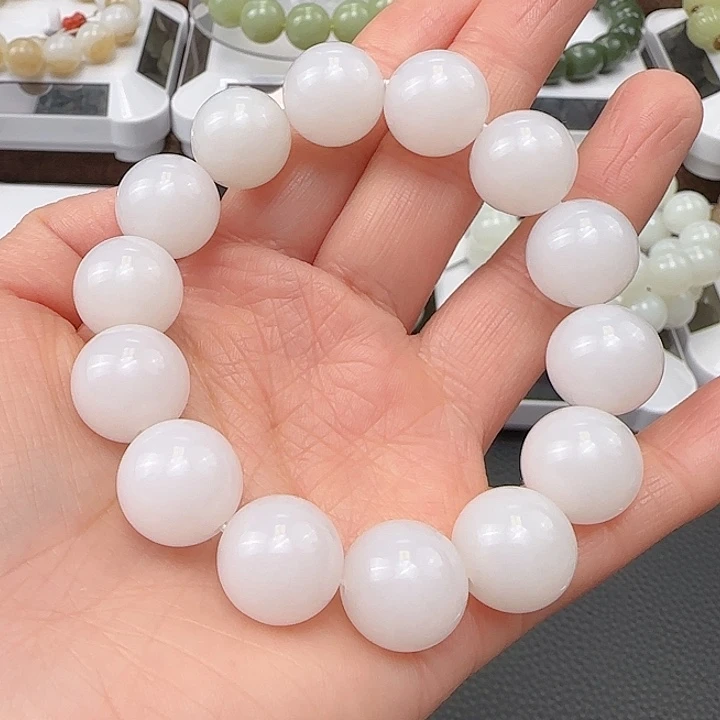 和田玉手串未镶嵌