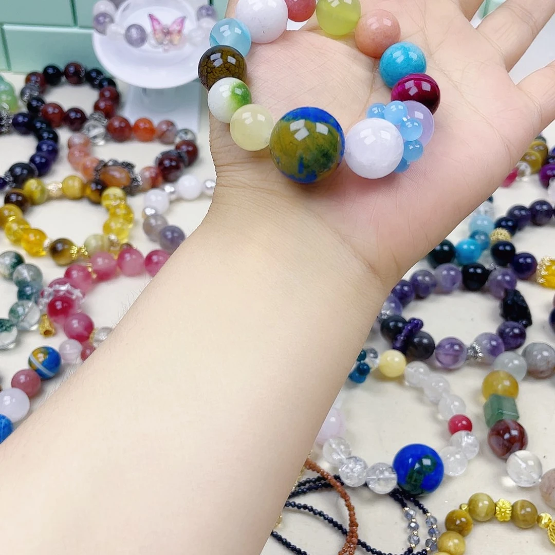 水晶手链银S925镶嵌