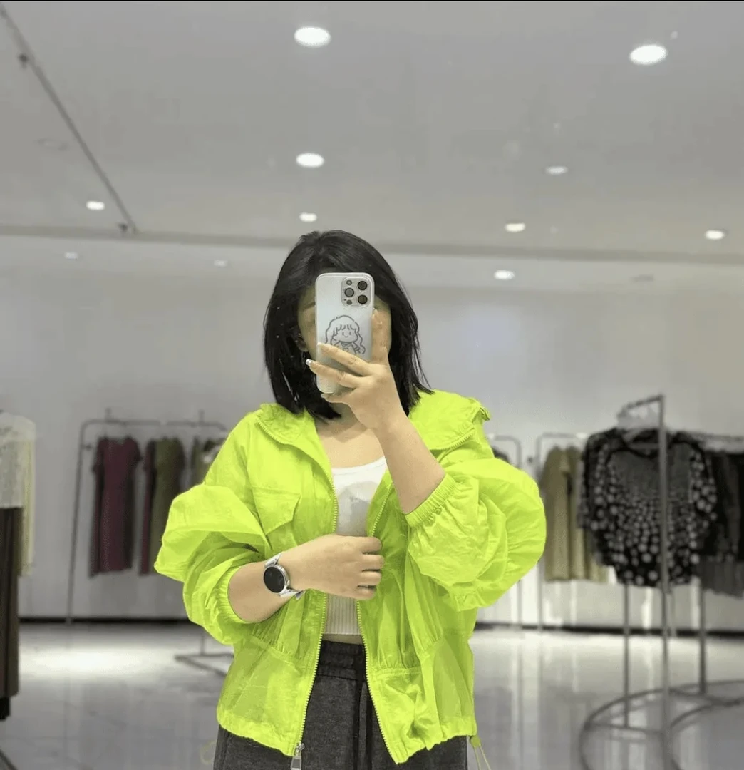 【Z083】短款连帽防晒女夏季2025小王子防晒衣户外百搭轻薄透气外套