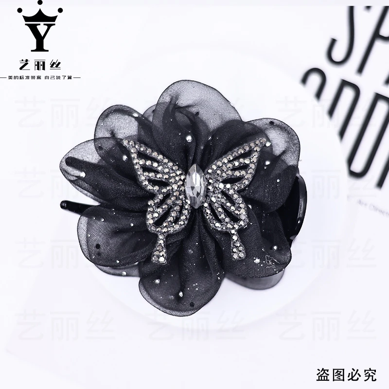 艺丽丝 巴黎王妃 [蝶雾] 2025优雅欧根纱蝴蝶结款 丸子夹YL829