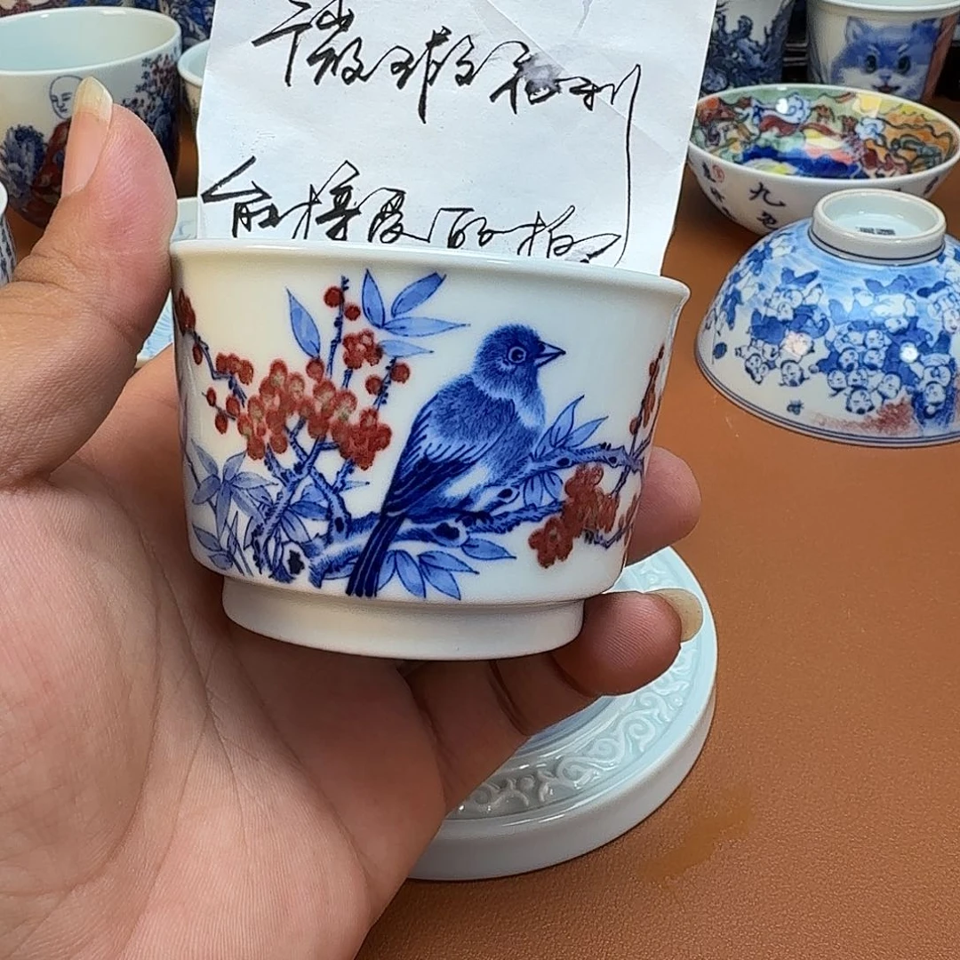 摆件景德镇全手工手绘陶瓷